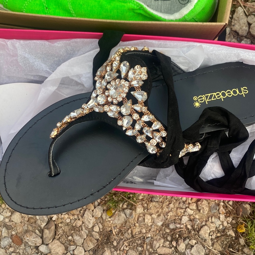 Black sandals